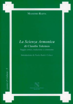 La scienza armonica di Claudio Tolemeo