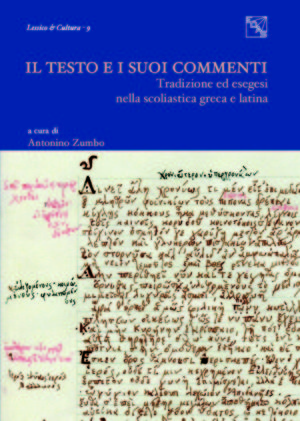 copertina zumbo colace Tradizione ed esegesi nella scoliastica greca e latina